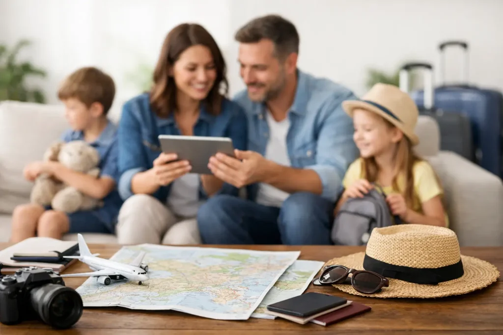 Cómo organizar viajes familiares sin estrés