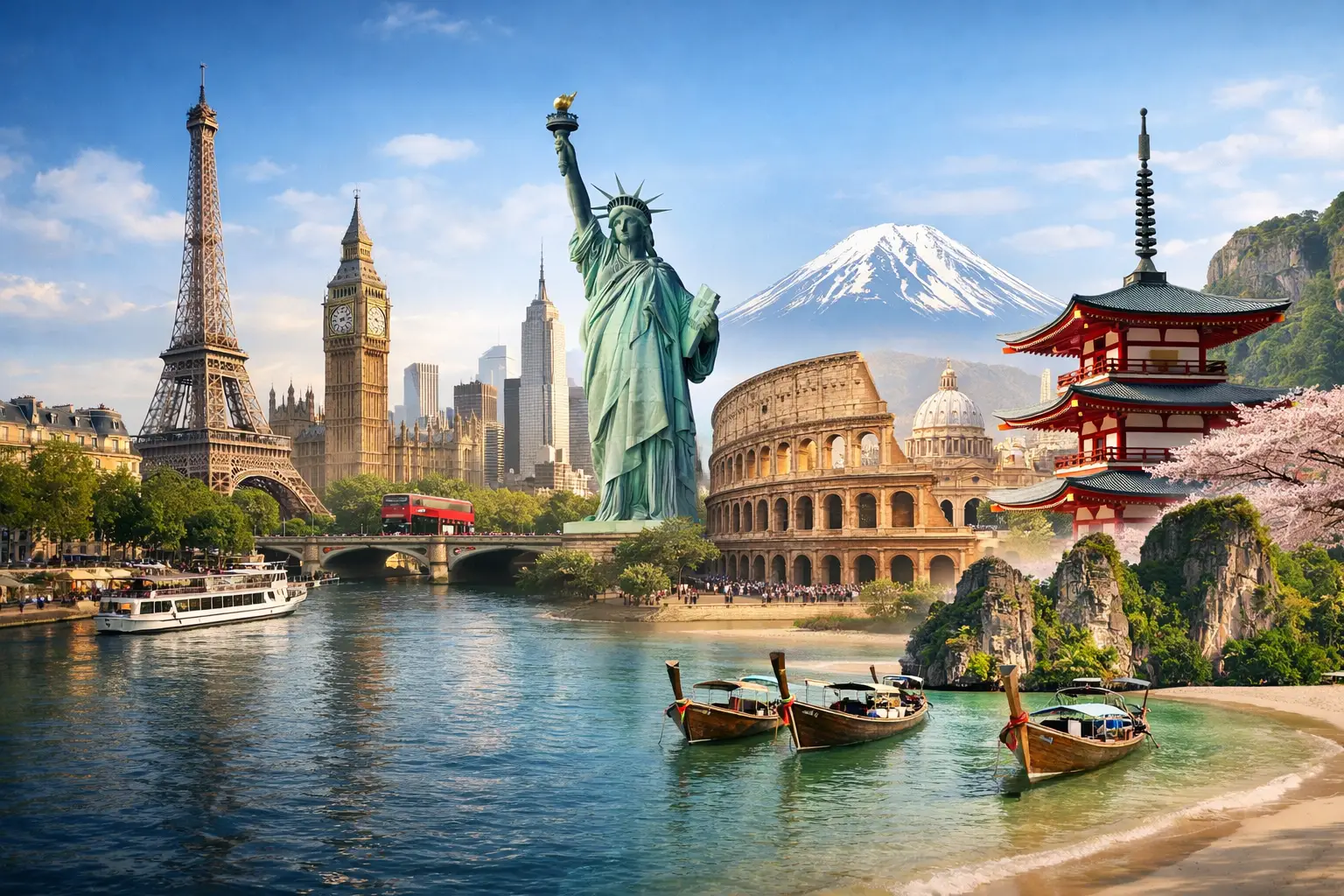 7 destinos internacionales para primera vez