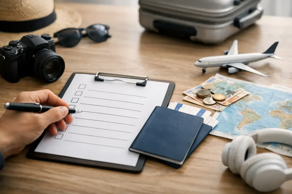 Checklist para viaje internacional tranquilo